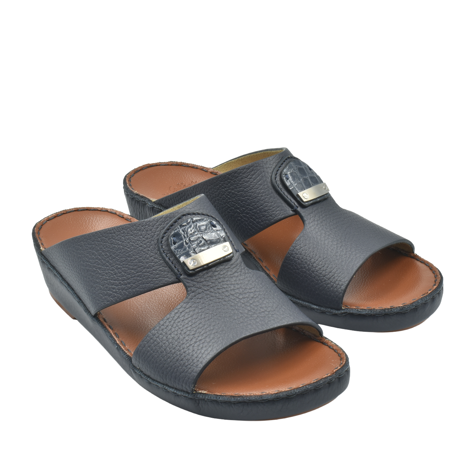 Peninsula Marca Deercalf Croco Buckle