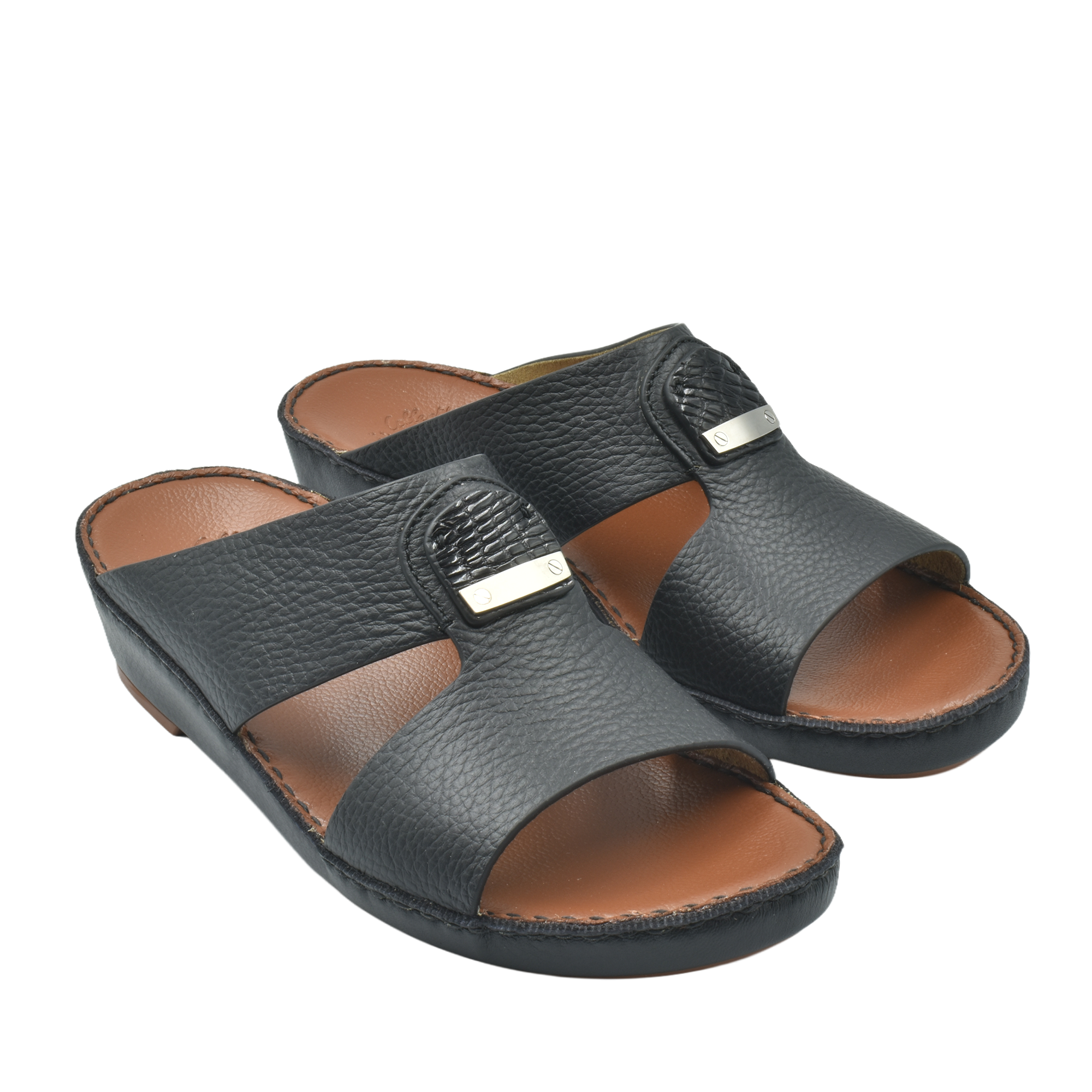 Peninsula Marca Deercalf Croco Buckle