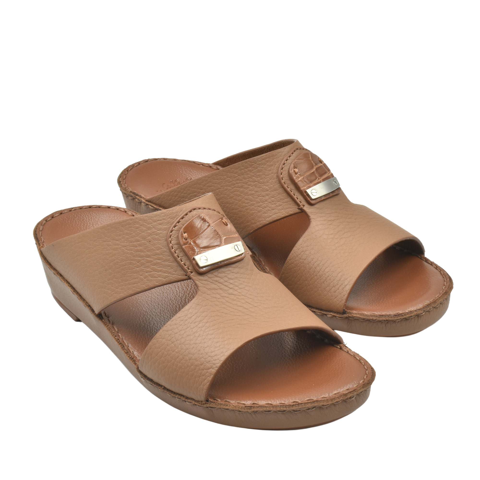 Peninsula Marca Deercalf Croco Buckle