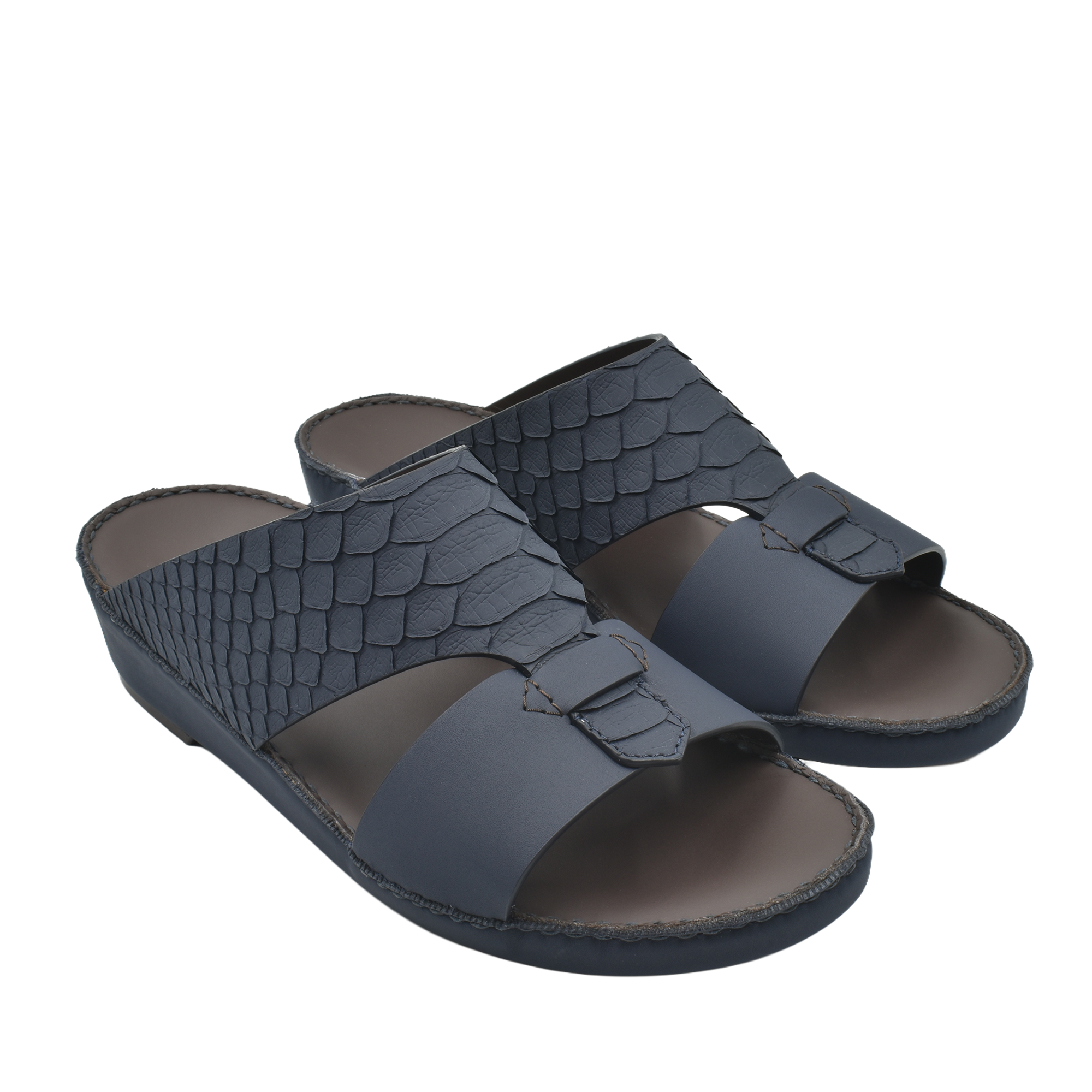Cinghia Nuovo Duo Python-Rubbercalf
