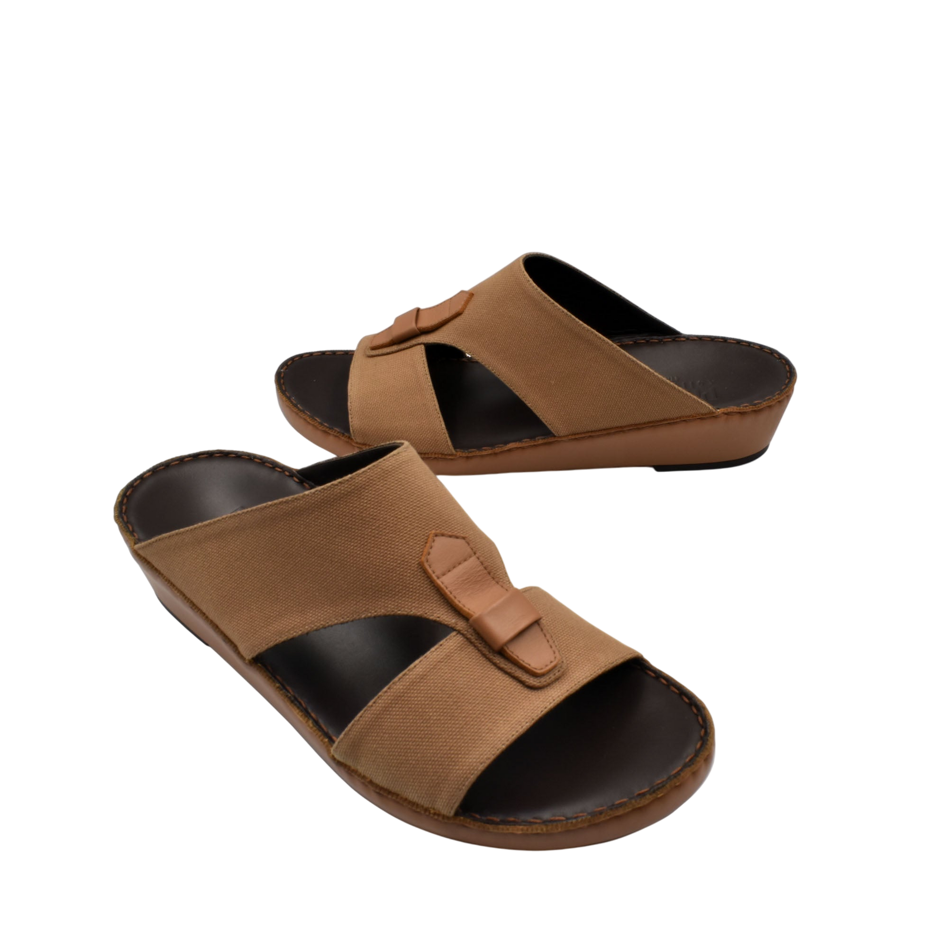 Brown casual wedge sandals with open toe and adjustable strap for everyday comfort