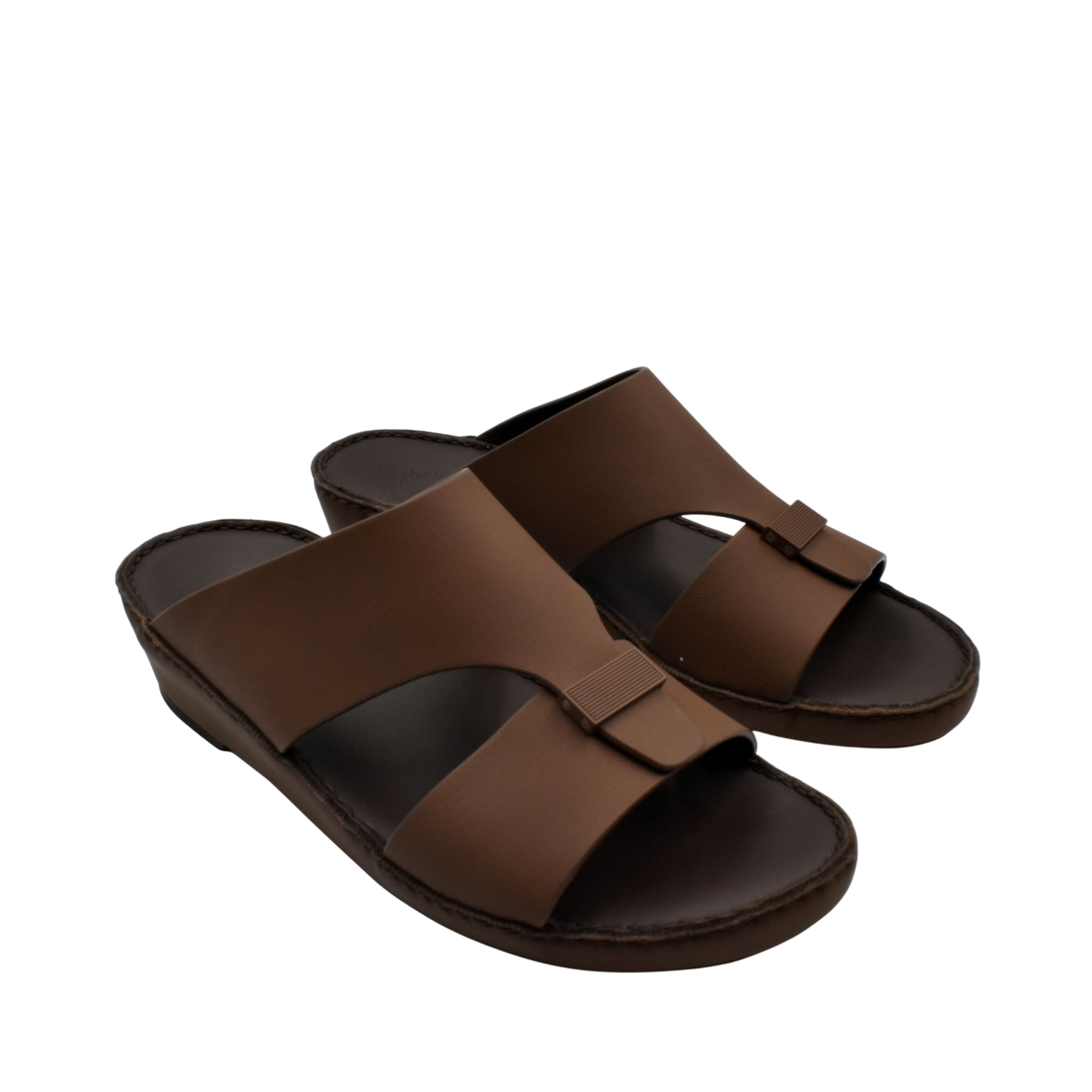 Brown Cerchio Gomato sandals with wide straps and open toe design for casual comfort