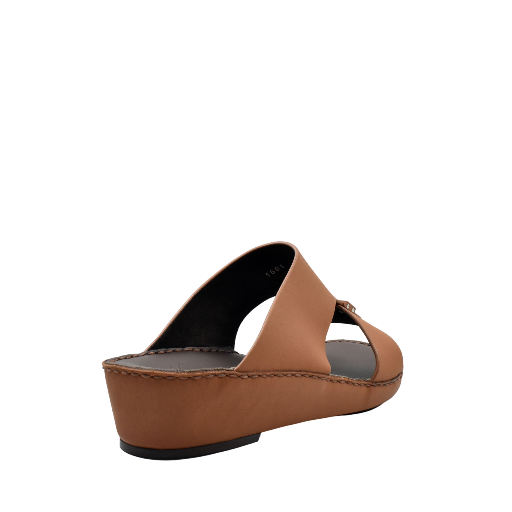 Brown Cerchio Gomato sandals with wedge heel and open toe design from Private collection