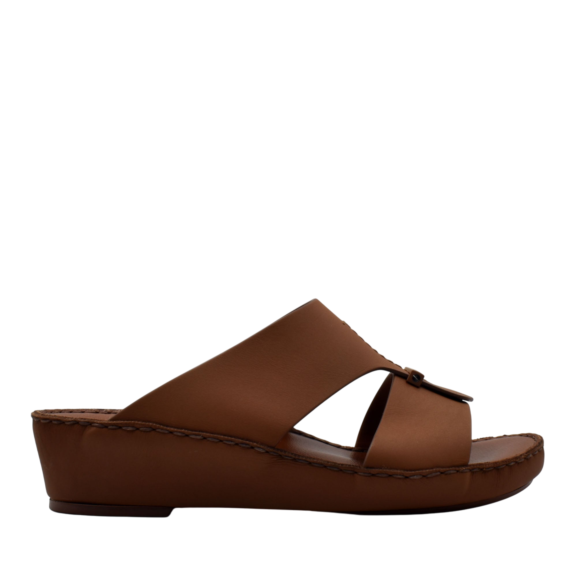 Private Collection brown luxury comfort sandals with cushioned sole and open toe design