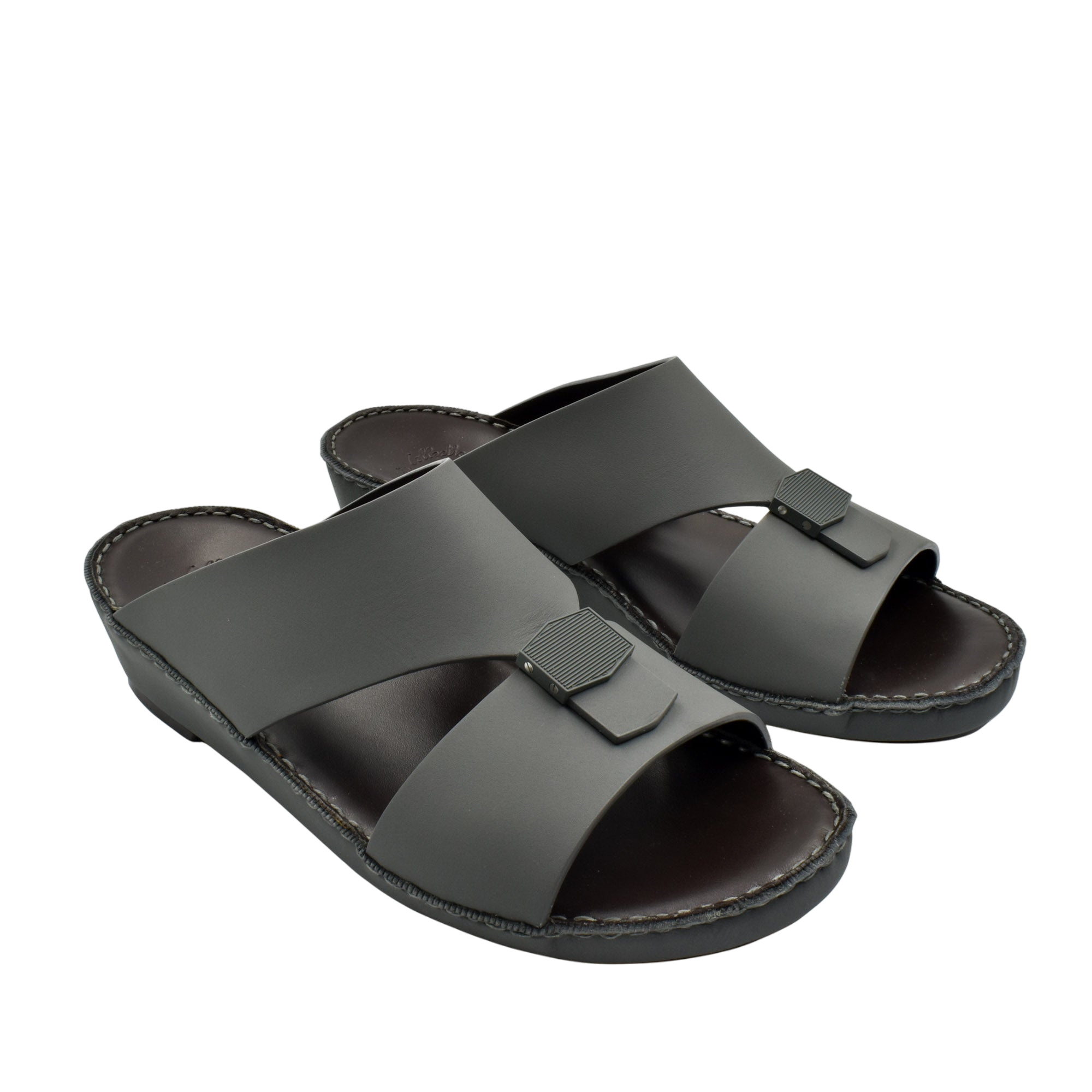Private Collection Esagono Gomato shoes black slip-on sandals with cushioned sole