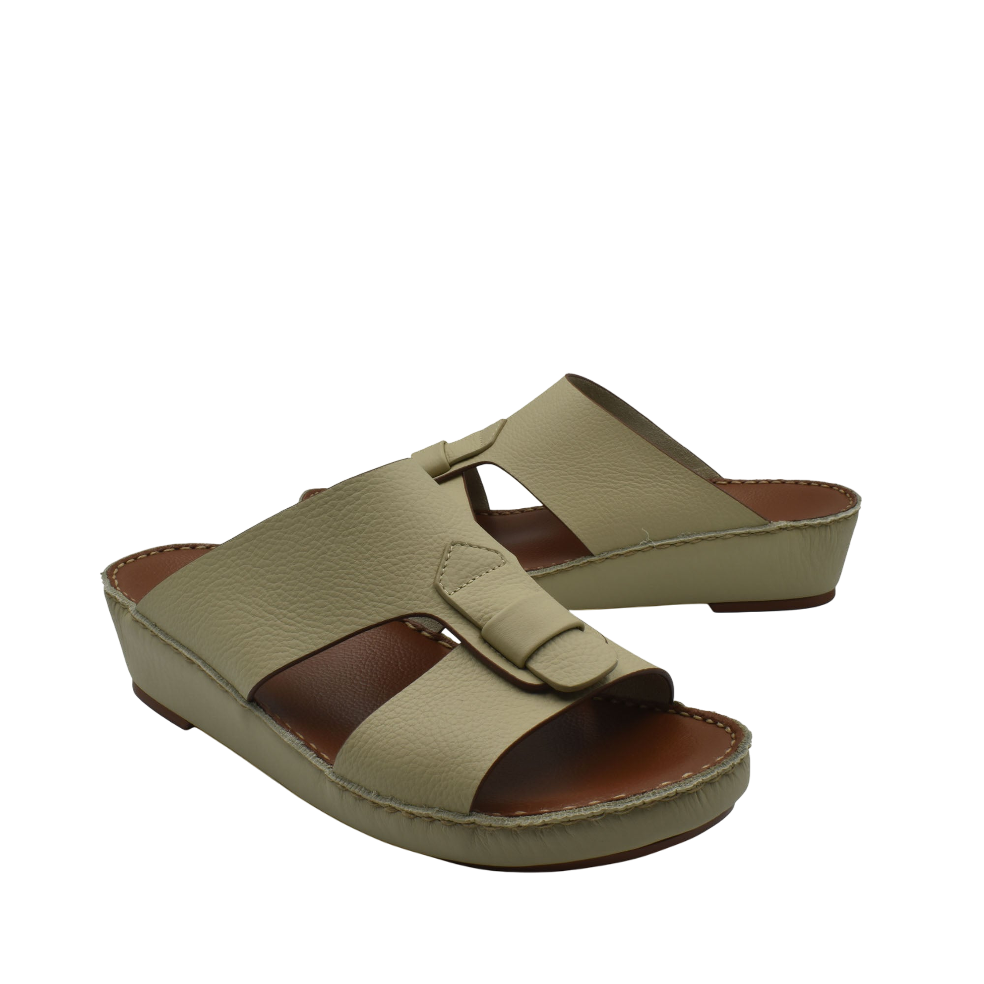Private Collection beige Fissare Granulato sandals with adjustable straps and cushioned sole