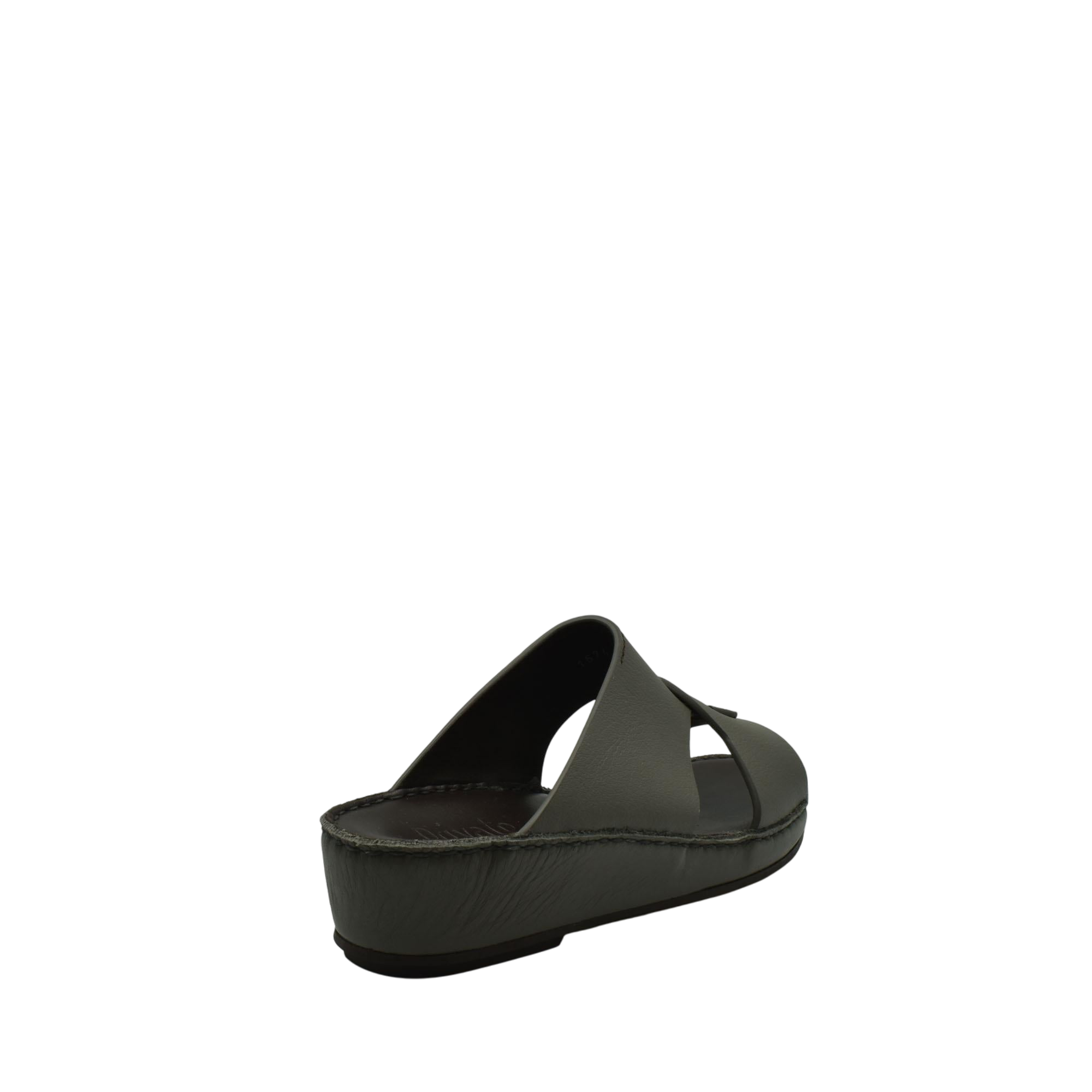 Black luxury kids leather sandals with open toe design and adjustable straps from Private Collection