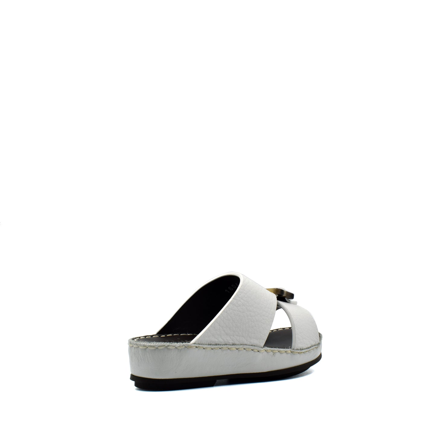 White luxury kids sandals from Private Collection with cushioned sole and open toe design