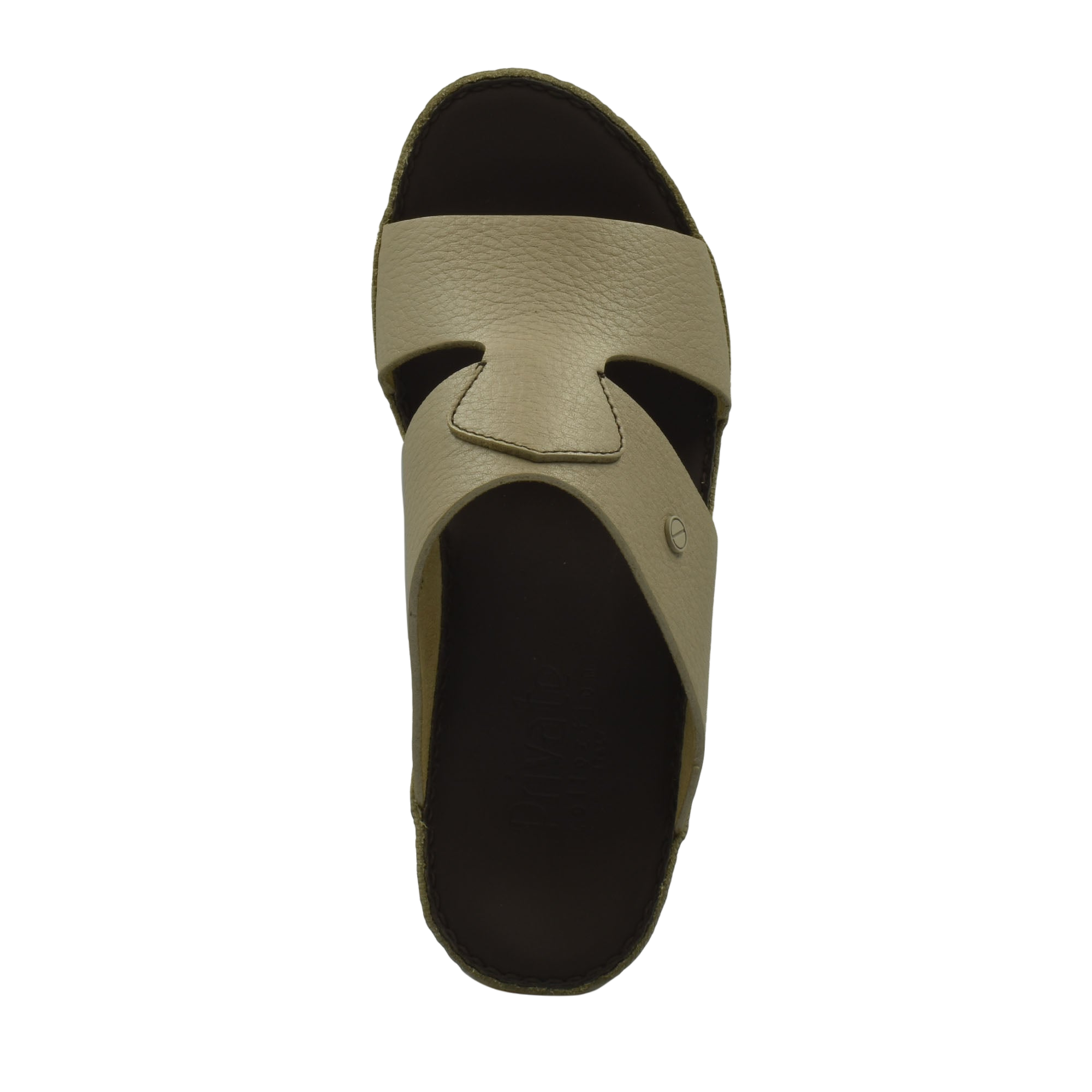 Beige and black luxury slip-on footwear with textured upper and cushioned sole for comfort