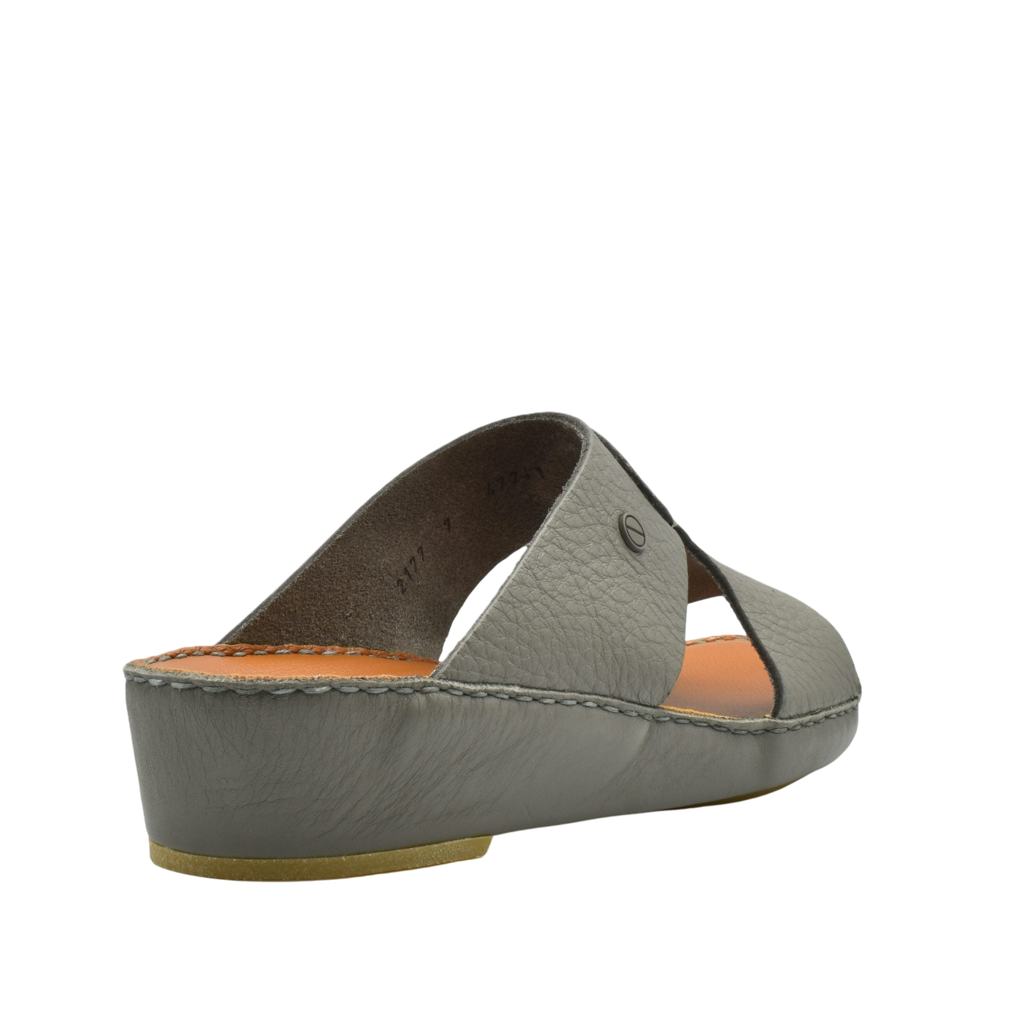 Gray Peninsula Nouvo Deercalf sandals with wedge heel and soft leather upper from Private collection
