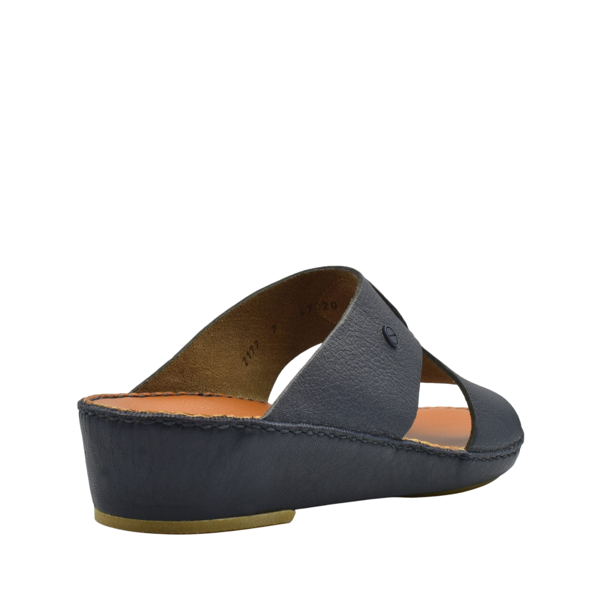 Black Peninsula Nouvo Deercalf sandals with open toe and low wedge heel from Private Collection