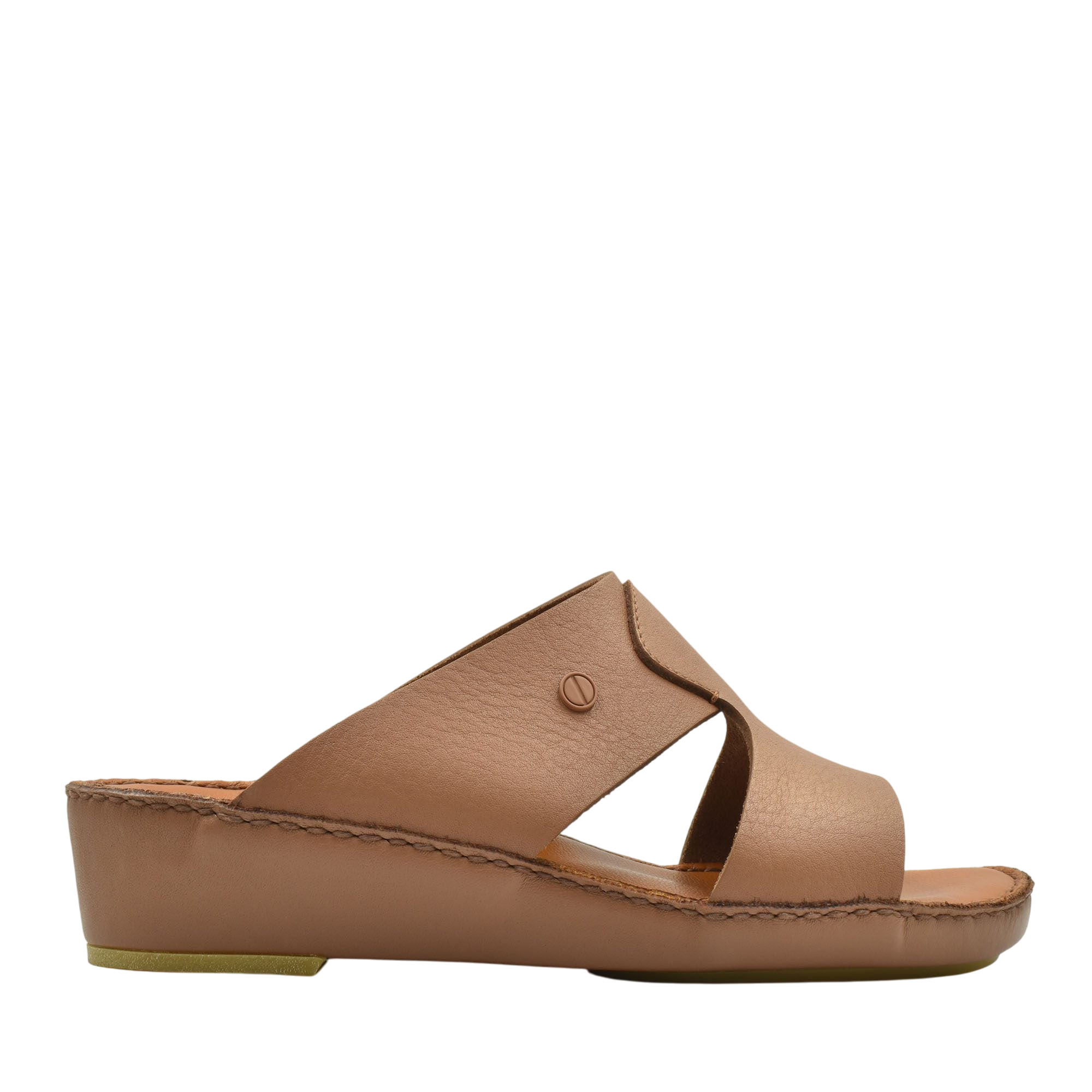 Brown Peninsula Nouvo Deercalf sandals with open toe and slip-on design for comfortable wear