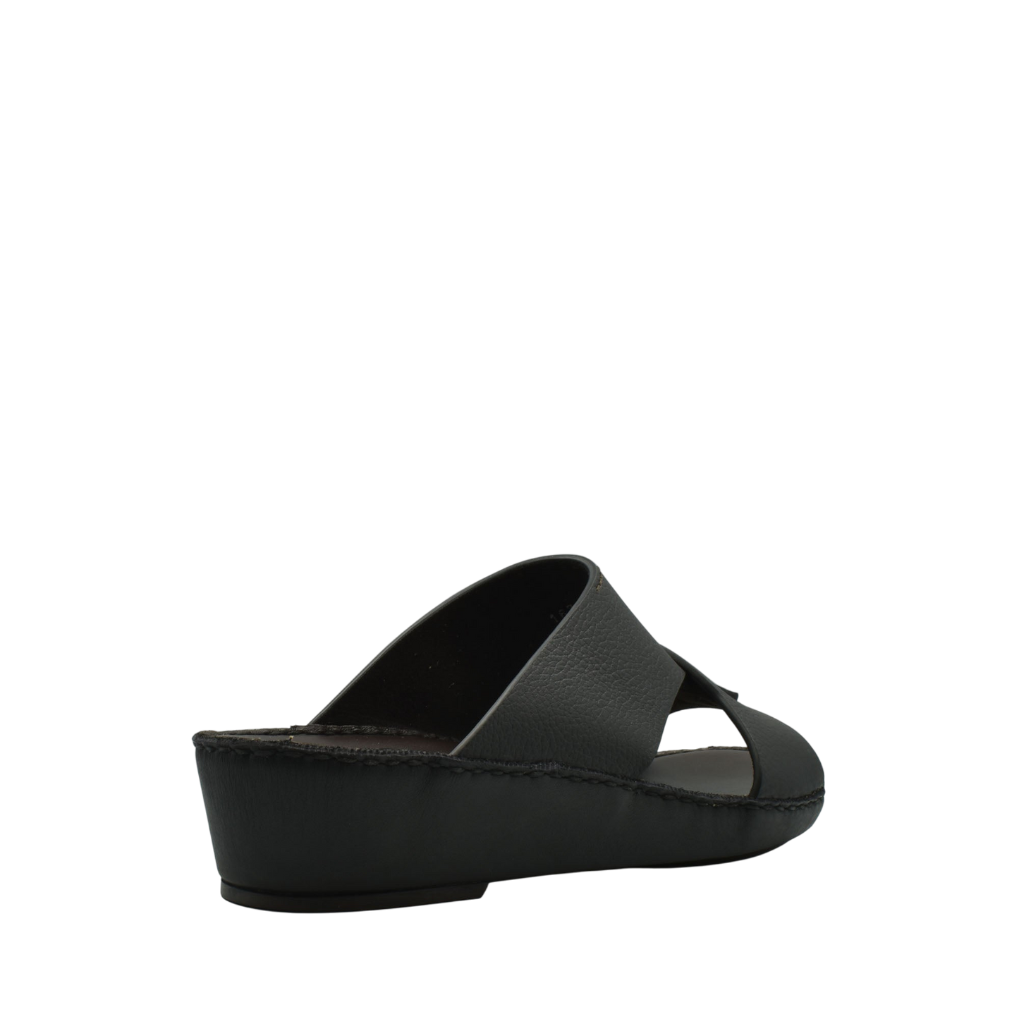 Black Piega Nuovo sandals with wedge heel and open toe design from Private collection