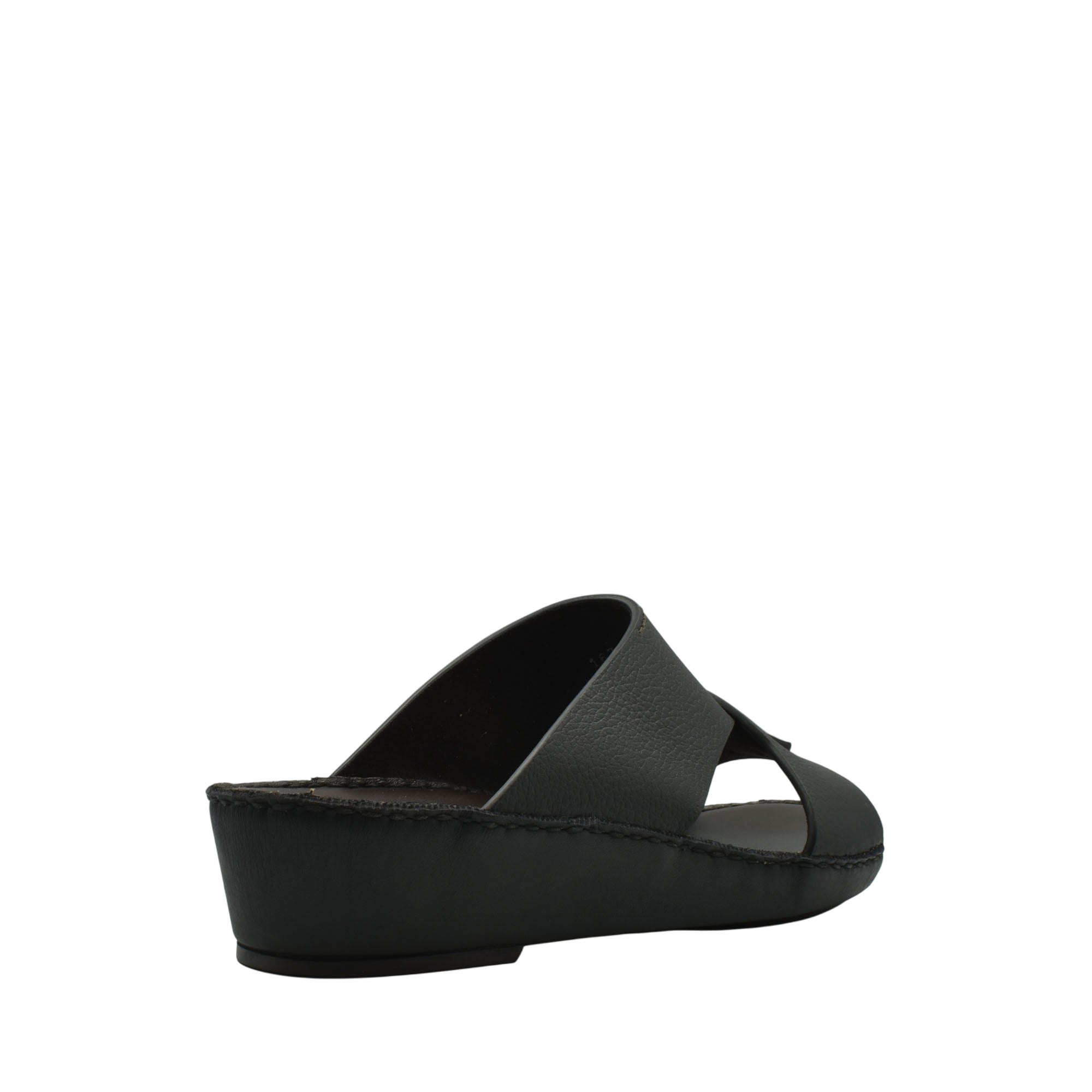 Black Piega Nuovo sandals with wedge heel and open toe design from Private collection