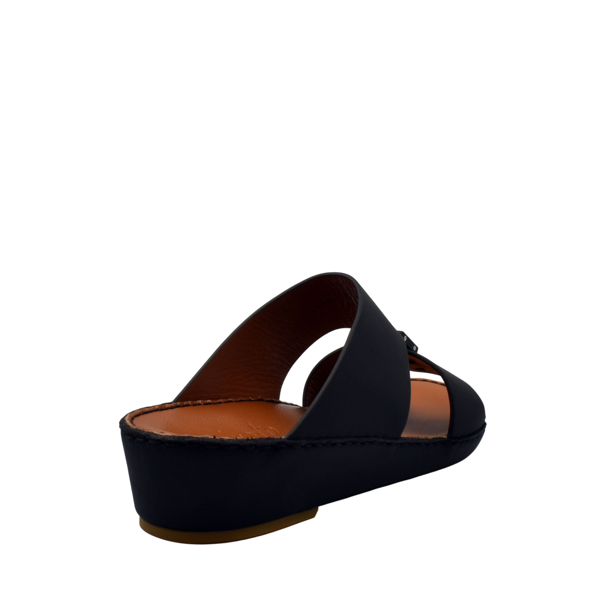 Black Quadratura Gomato sandals with open toe and cushioned sole from Private Collection