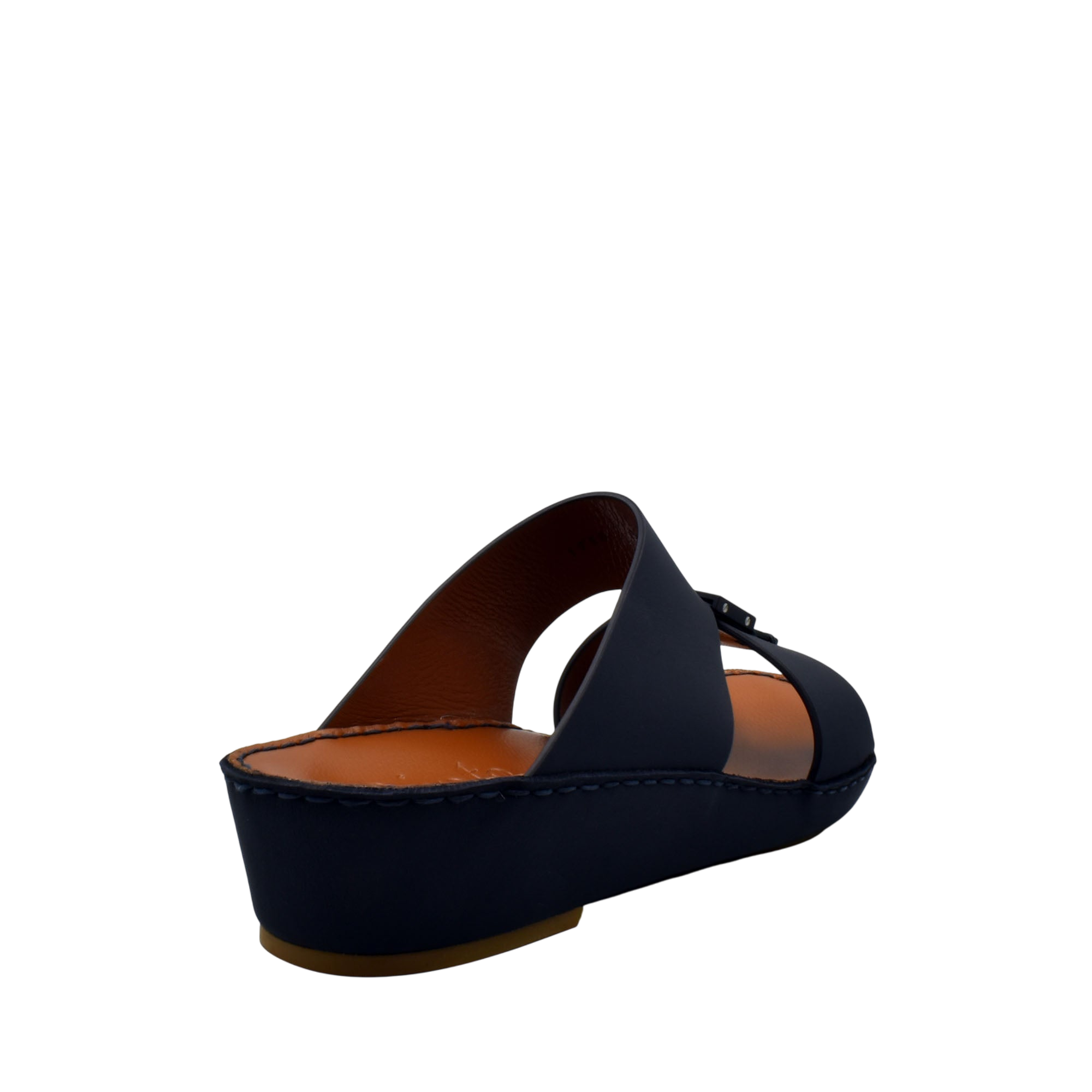 Black Quadratura Gomato sandals with wedge sole and open toe design from Private collection