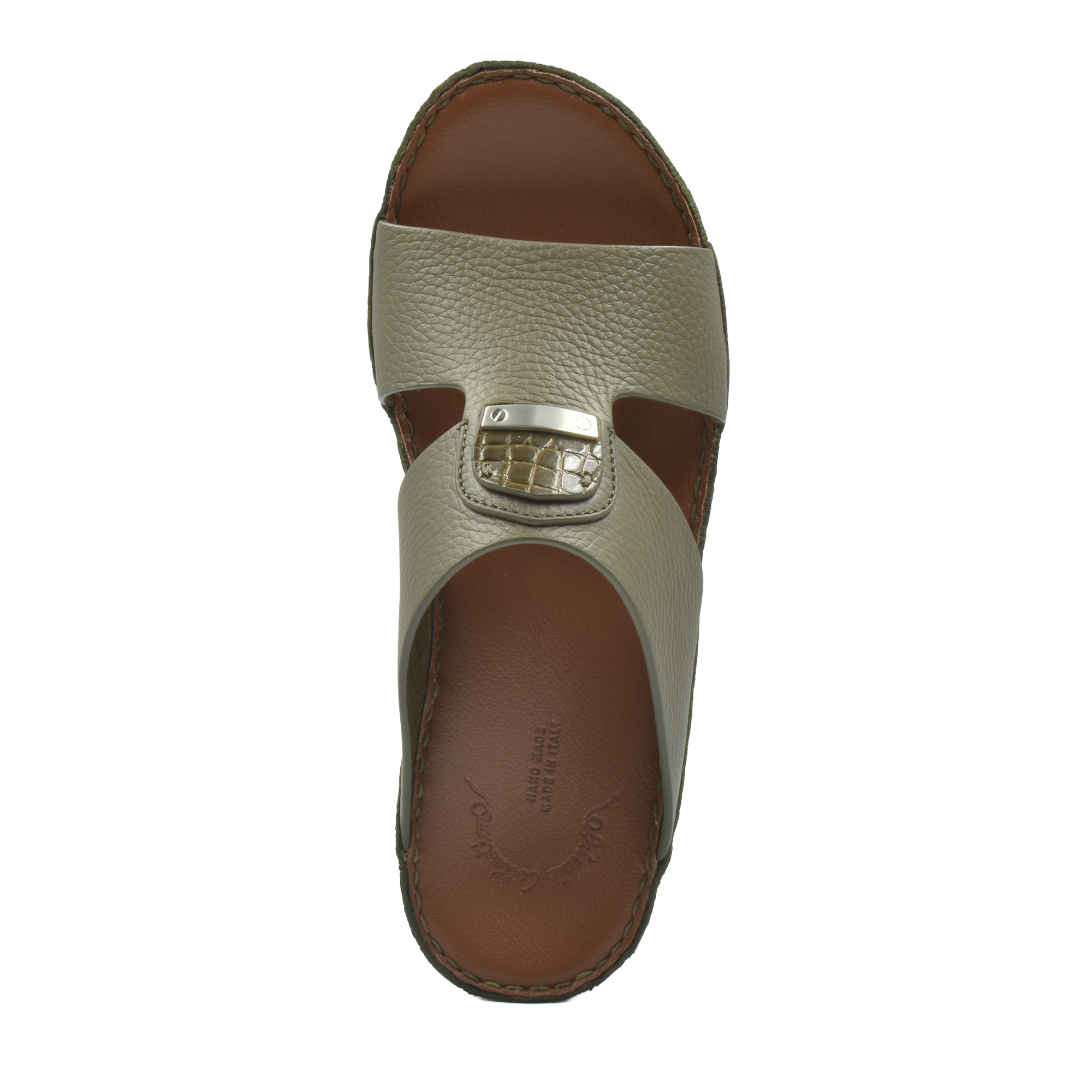 Peninsula Marca Deercalf Croco Buckle