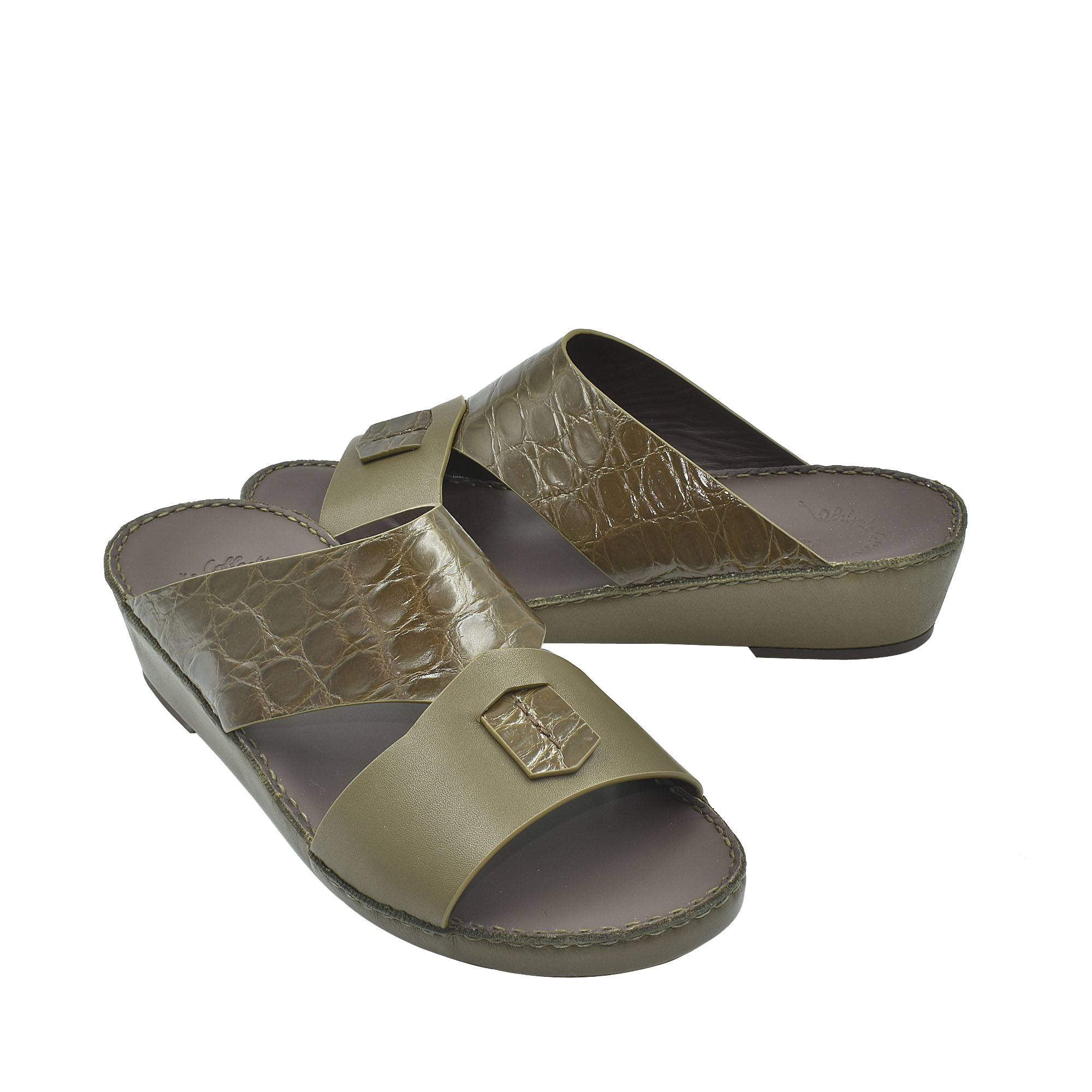 Piega Duo Croco Softcalf Cucire