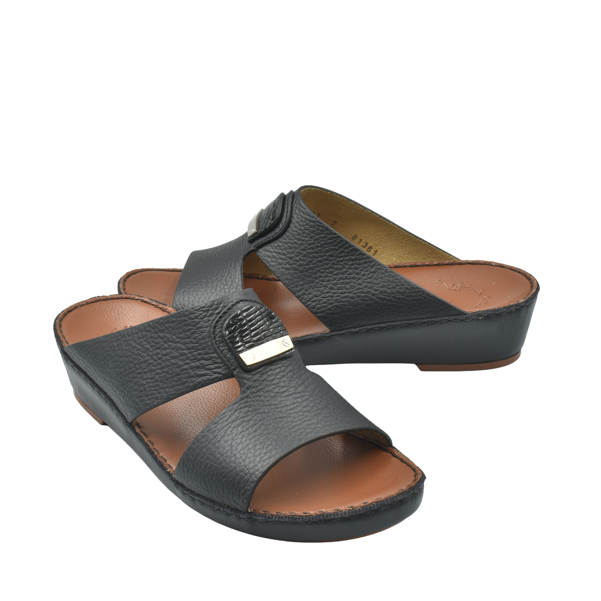 Peninsula Marca Deercalf Croco Buckle