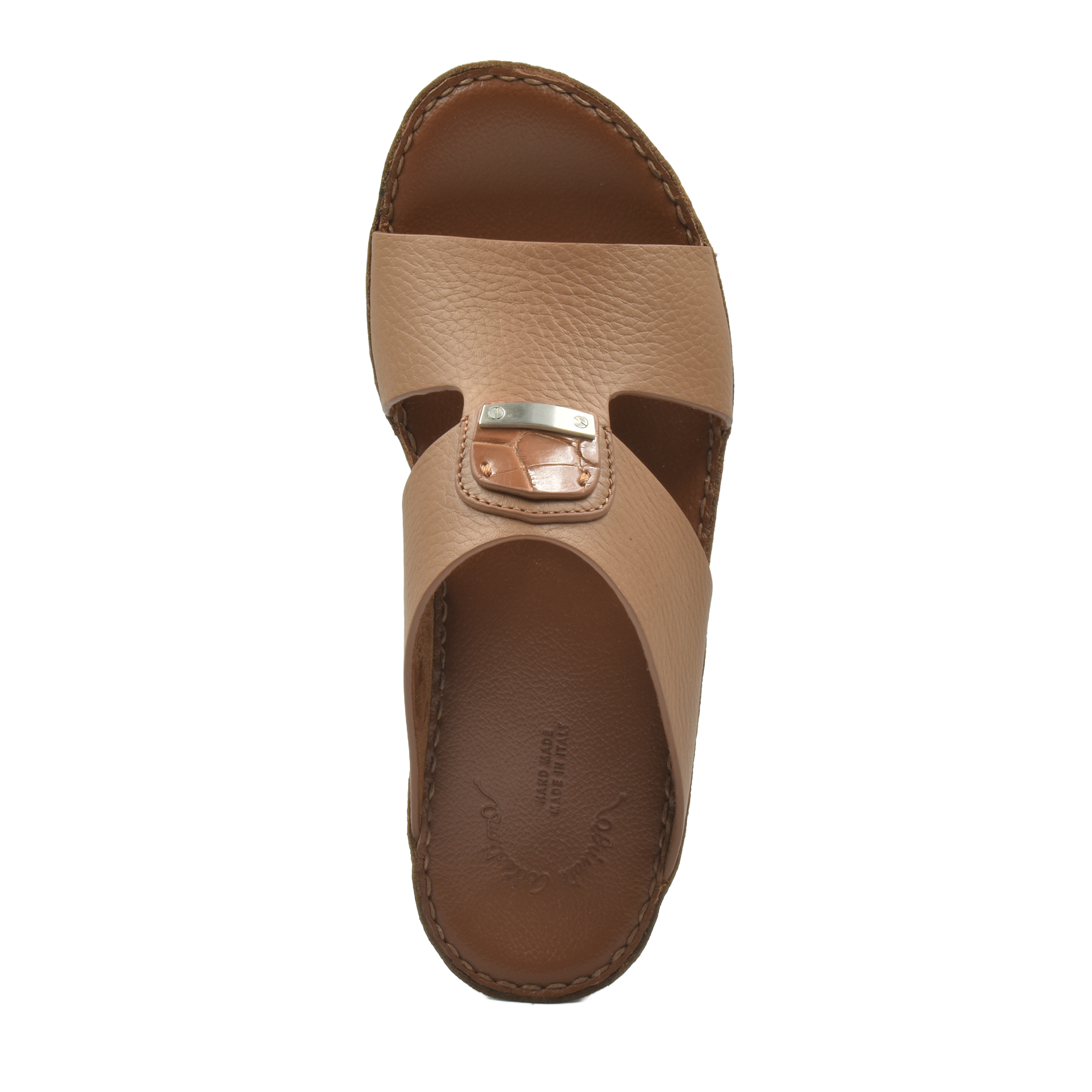 Peninsula Marca Deercalf Croco Buckle