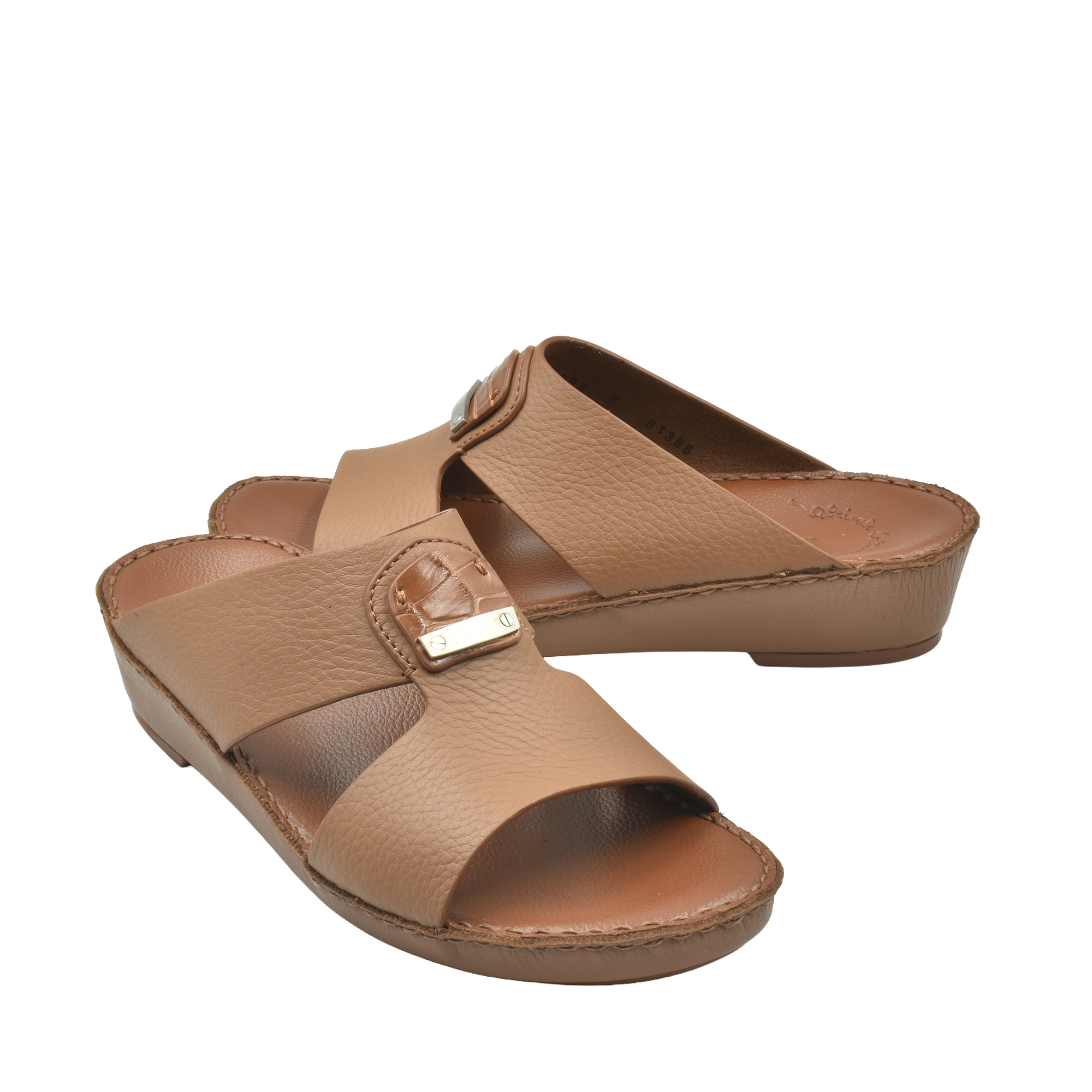 Peninsula Marca Deercalf Croco Buckle