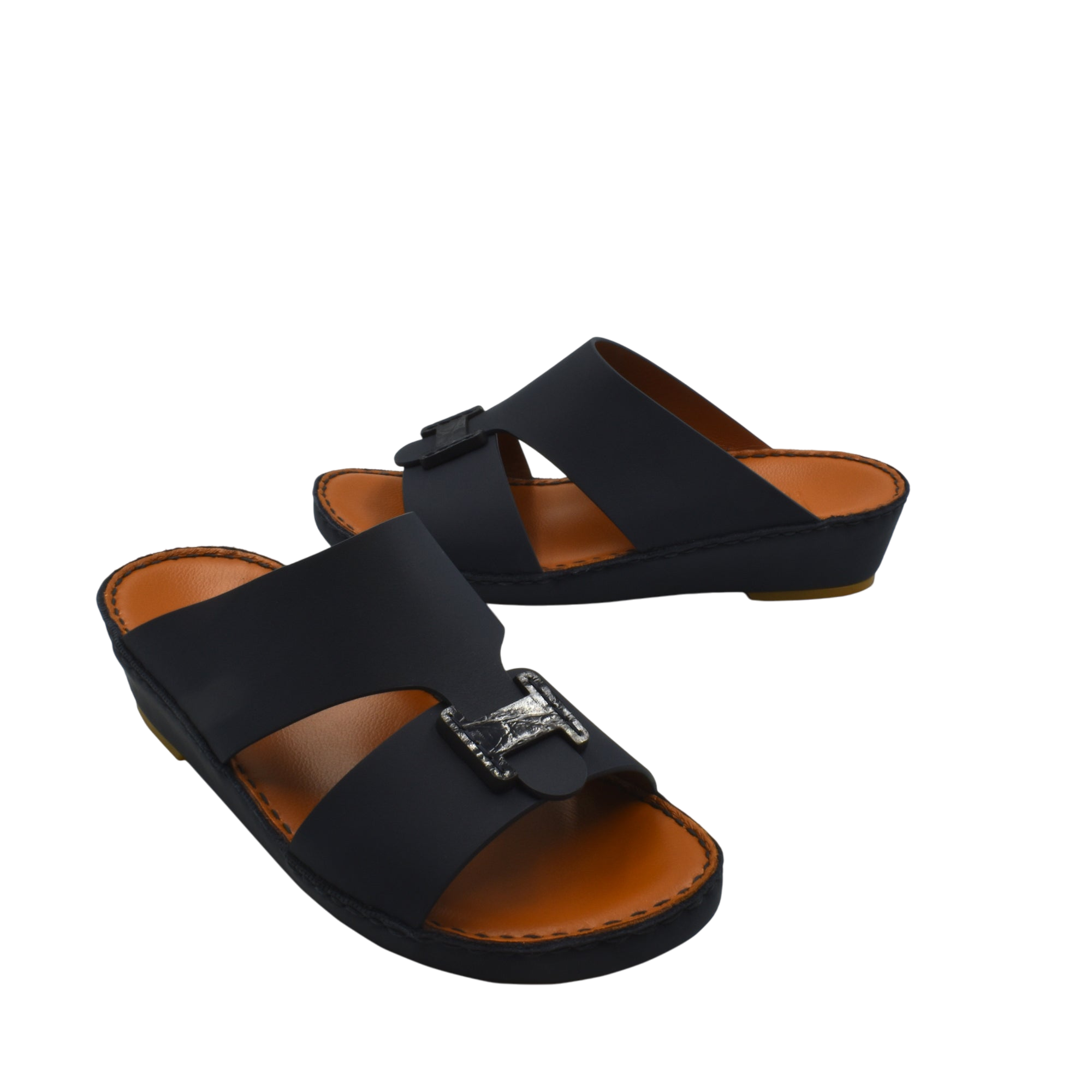 Mandrino Rubbercalf Croco Buckle