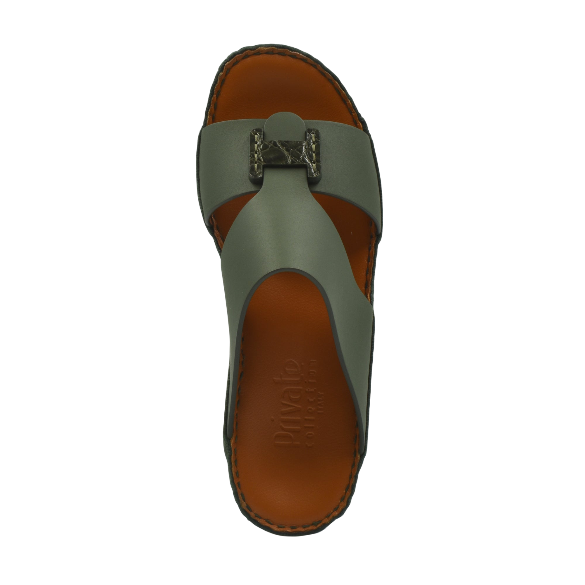 Mandrino Rubbercalf Croco Buckle