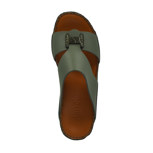 Mandrino Rubbercalf Croco Buckle