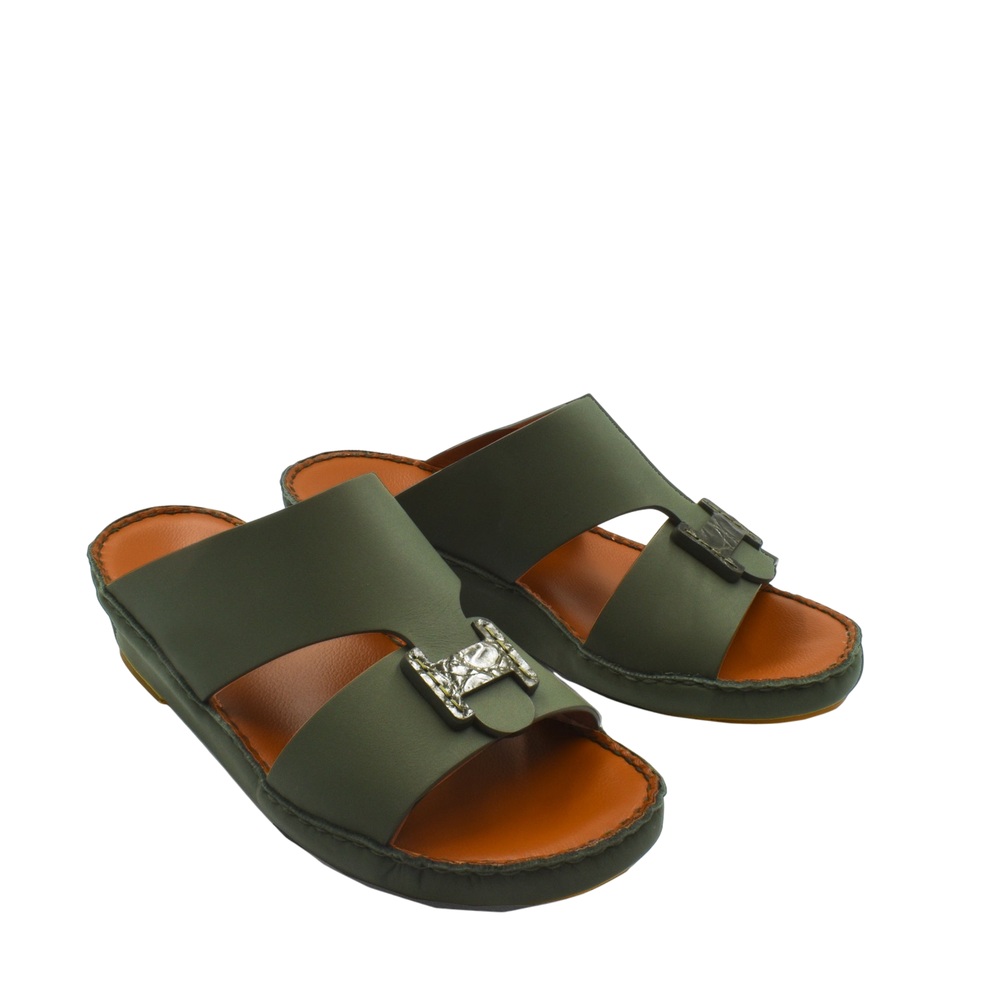 Mandrino Rubbercalf Croco Buckle