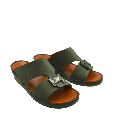 Mandrino Rubbercalf Croco Buckle