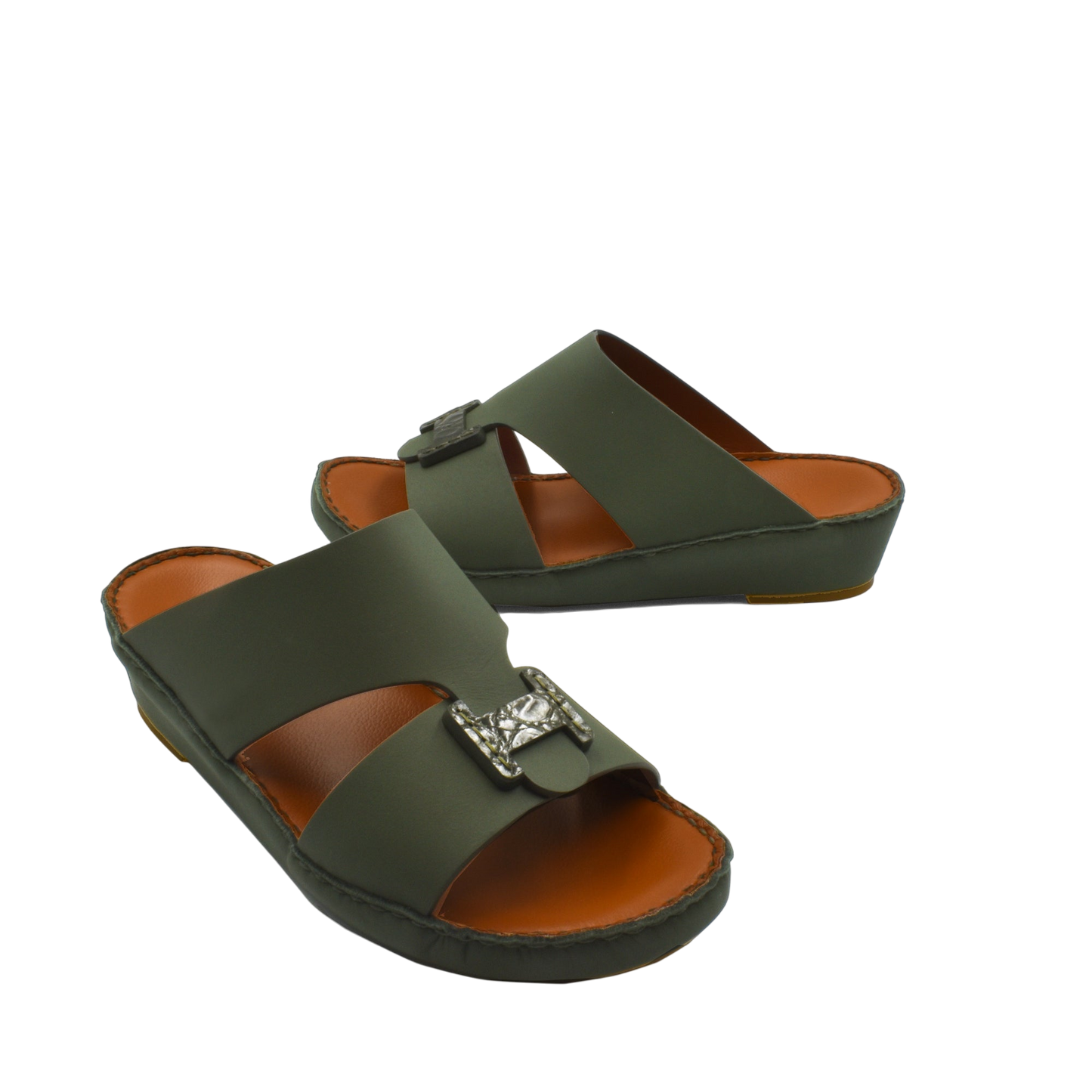 Mandrino Rubbercalf Croco Buckle