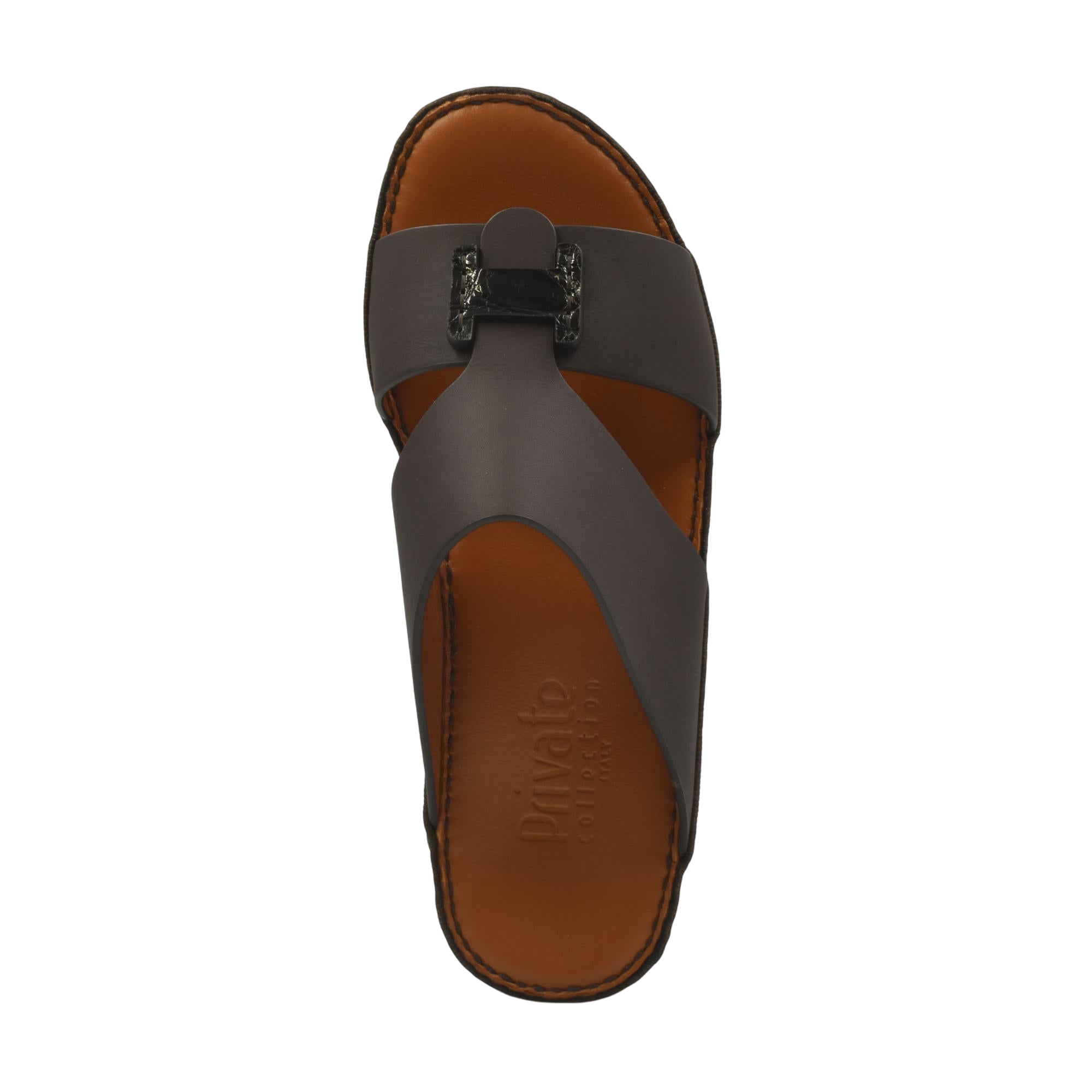 Mandrino Rubbercalf Croco Buckle