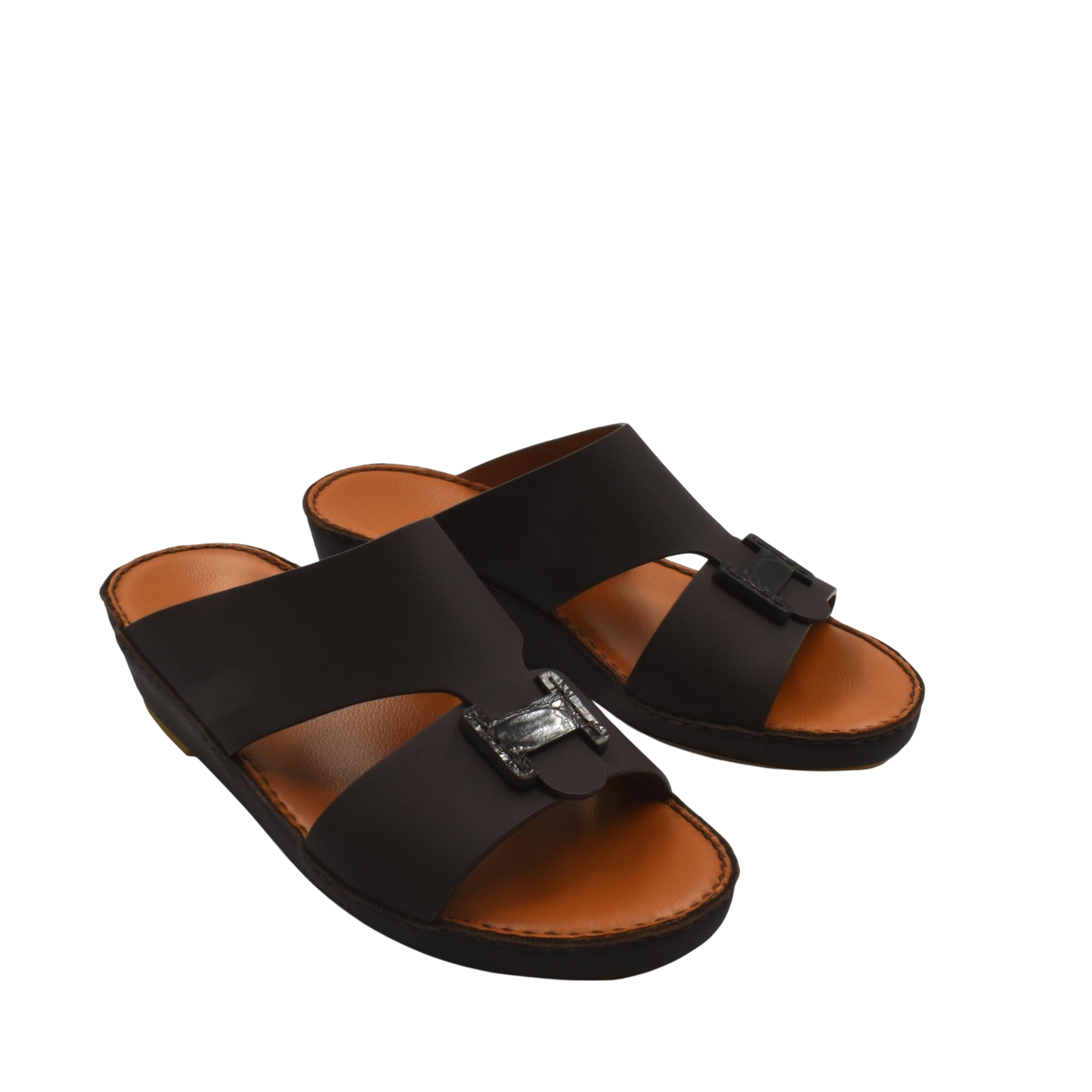 Mandrino Rubbercalf Croco Buckle
