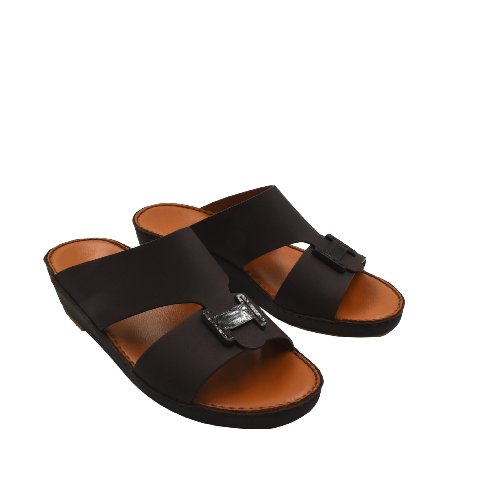 Mandrino Rubbercalf Croco Buckle