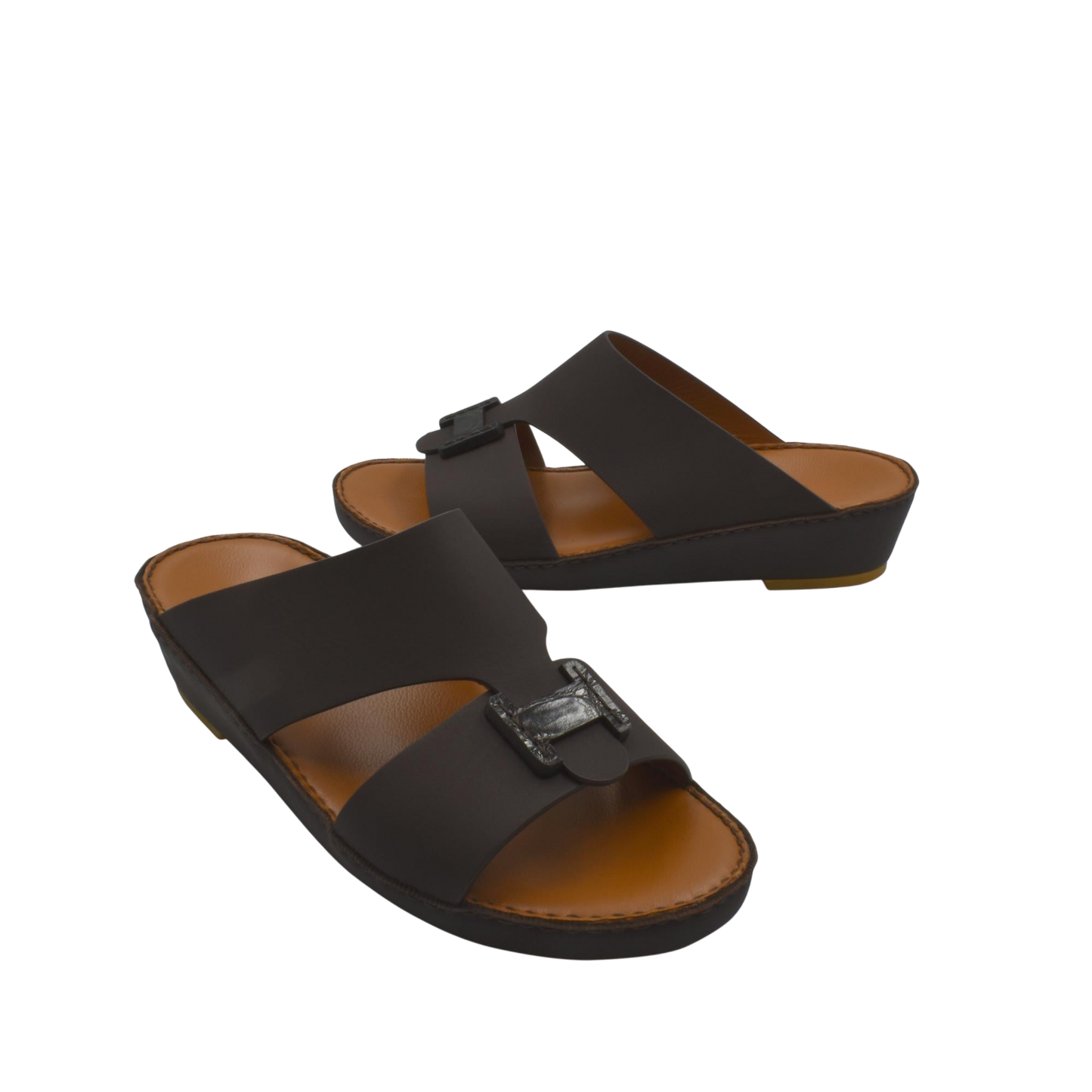 Mandrino Rubbercalf Croco Buckle