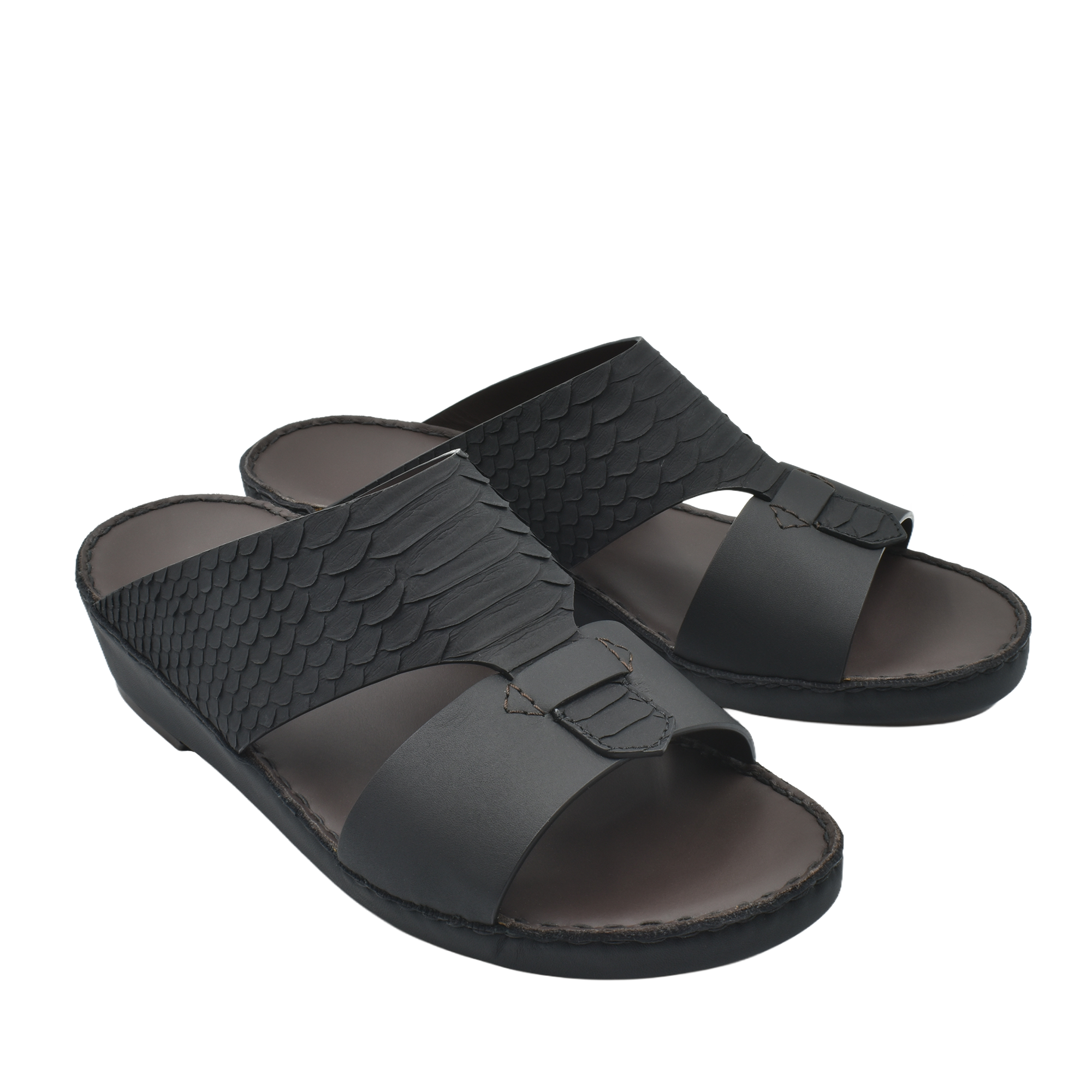 Cinghia Nuovo Duo Python-Rubbercalf