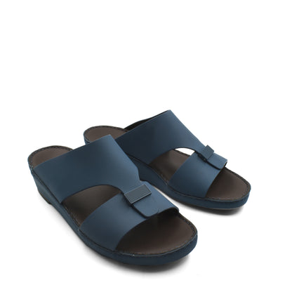 Blue Cerchio Gomato sandals with wide straps and cushioned footbed for comfortable wear