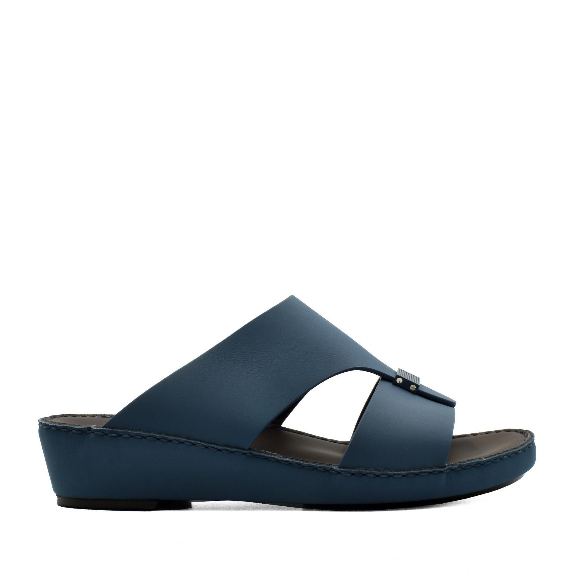 Blue Cerchio Gomato sandals with open toe and cushioned sole from Private collection