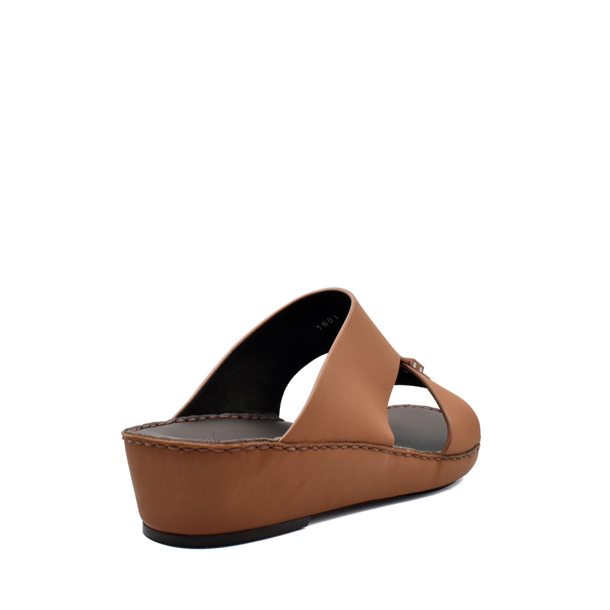 Brown Cerchio Gomato sandals with wedge heel and open toe design from Private collection