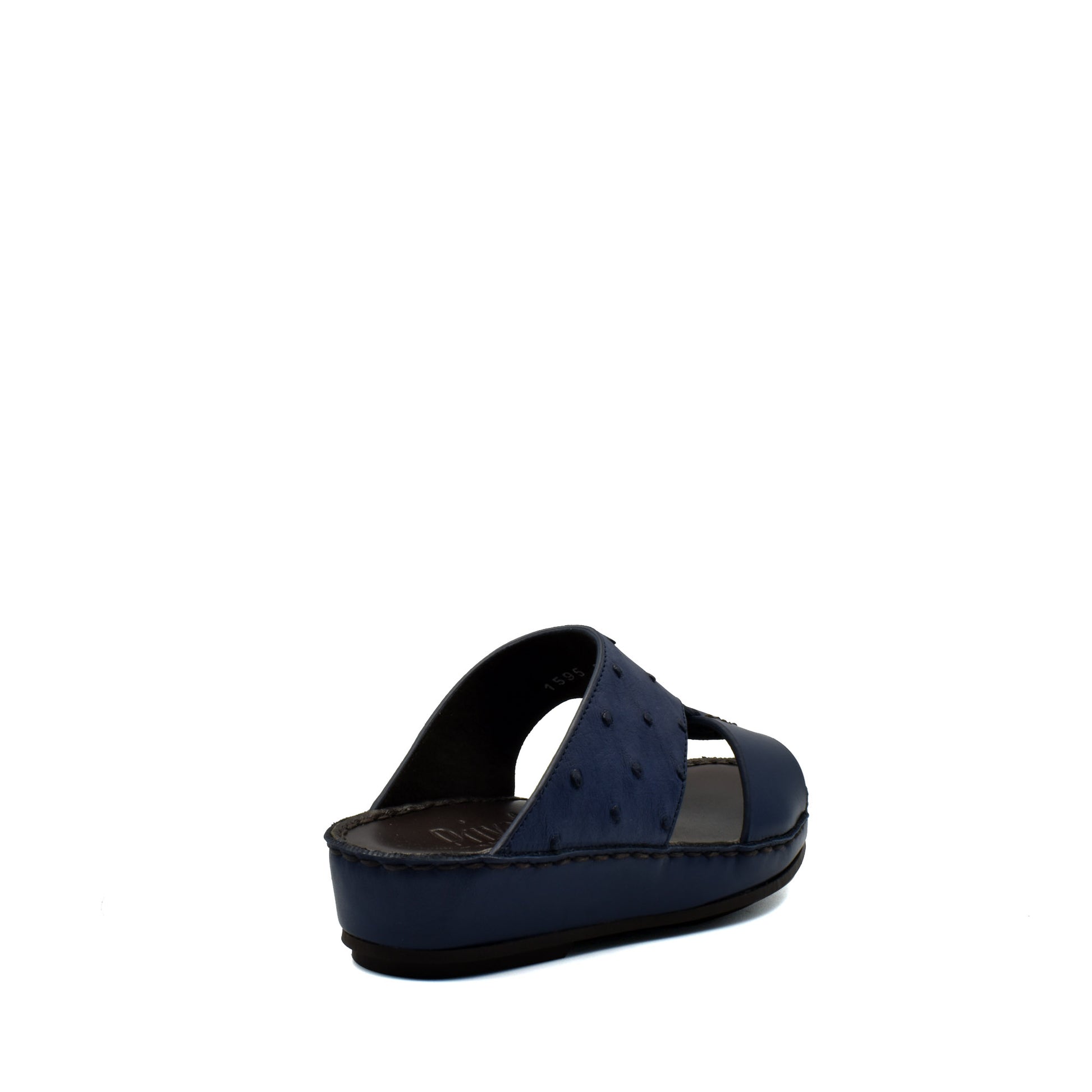 Blue comfortable kids sandals with cushioned sole and open toe design from Private Collection