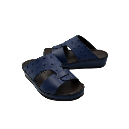Comfortable kids sandals in navy blue with adjustable straps and cushioned sole for all-day wear