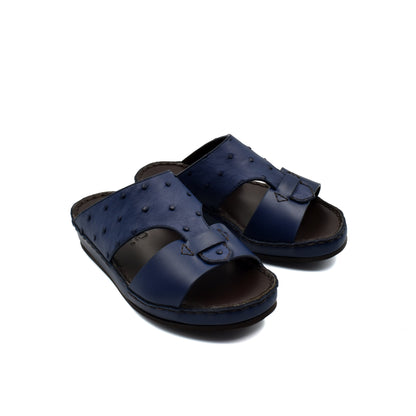 Blue comfortable kids sandals with adjustable straps and cushioned sole for everyday wear
