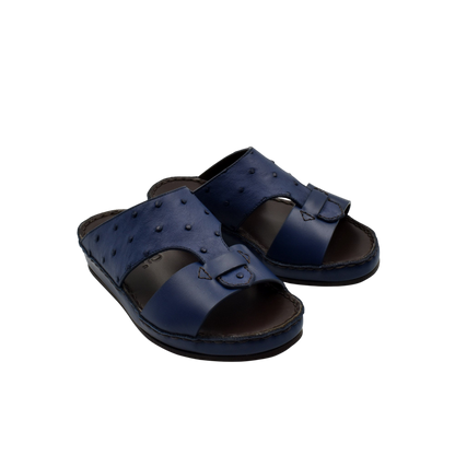 Blue comfortable kids sandals with adjustable straps and cushioned sole for everyday wear