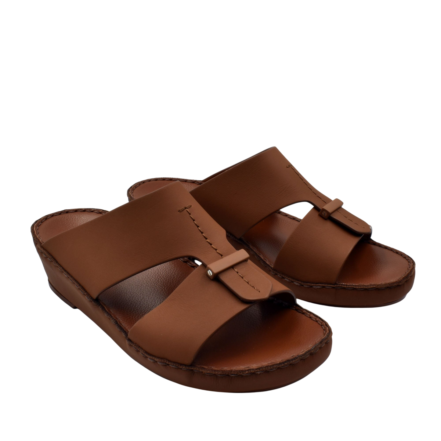 Brown Private Collection luxury comfort sandals with adjustable straps and cushioned sole