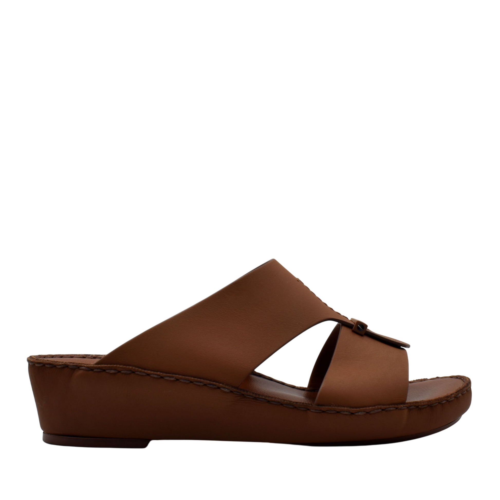Private Collection brown luxury comfort sandals with cushioned sole and open toe design