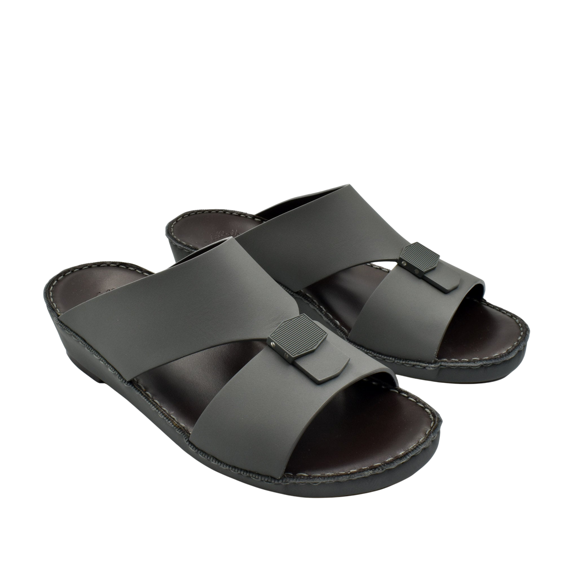 Private Collection Esagono Gomato shoes black slip-on sandals with cushioned sole