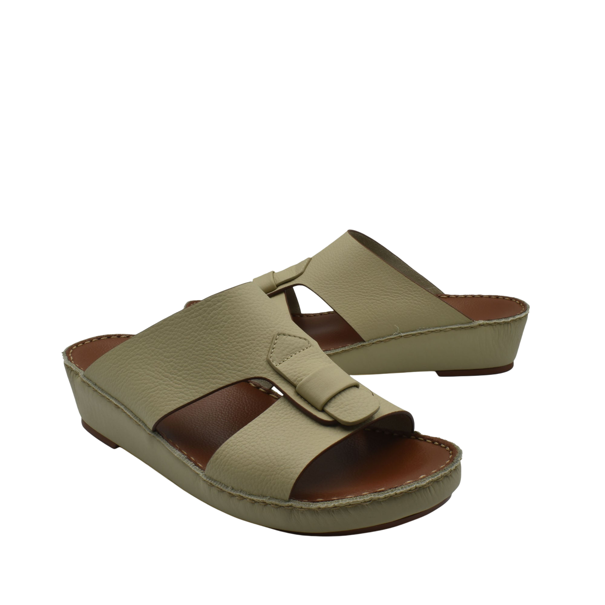 Private Collection beige Fissare Granulato sandals with adjustable straps and cushioned sole