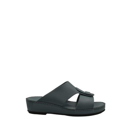 Black high-quality kids sandals with adjustable straps and cushioned sole for comfort