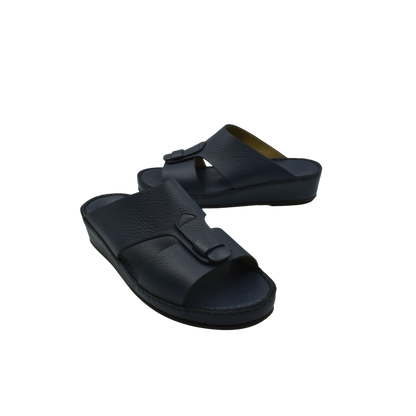 Black adjustable strap high-quality kids sandals with cushioned sole for comfort
