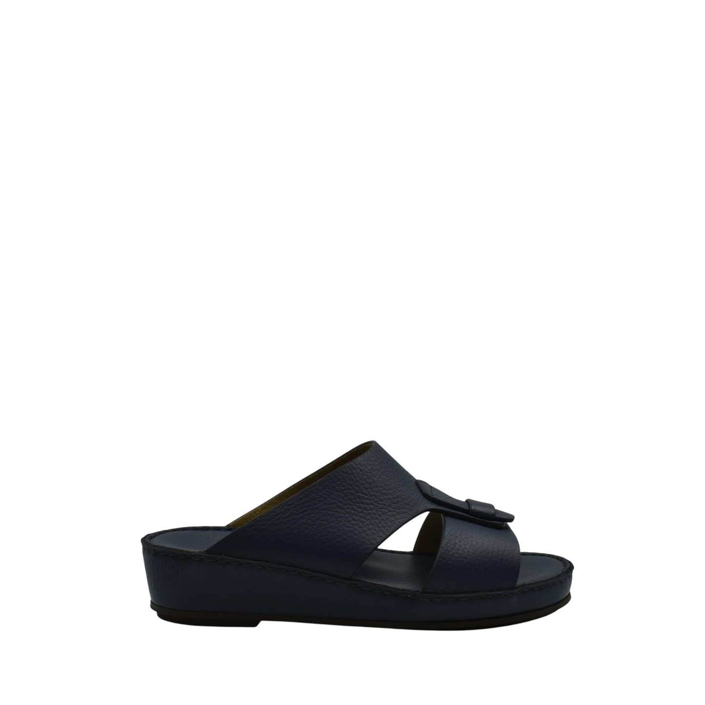 Black high-quality kids sandals with adjustable straps from Private Collection